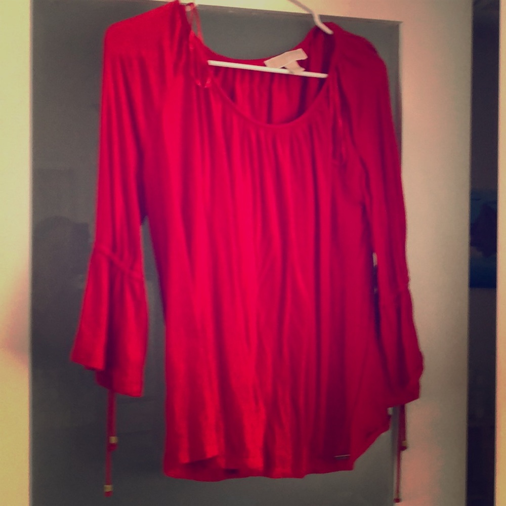 Fun red blouse!